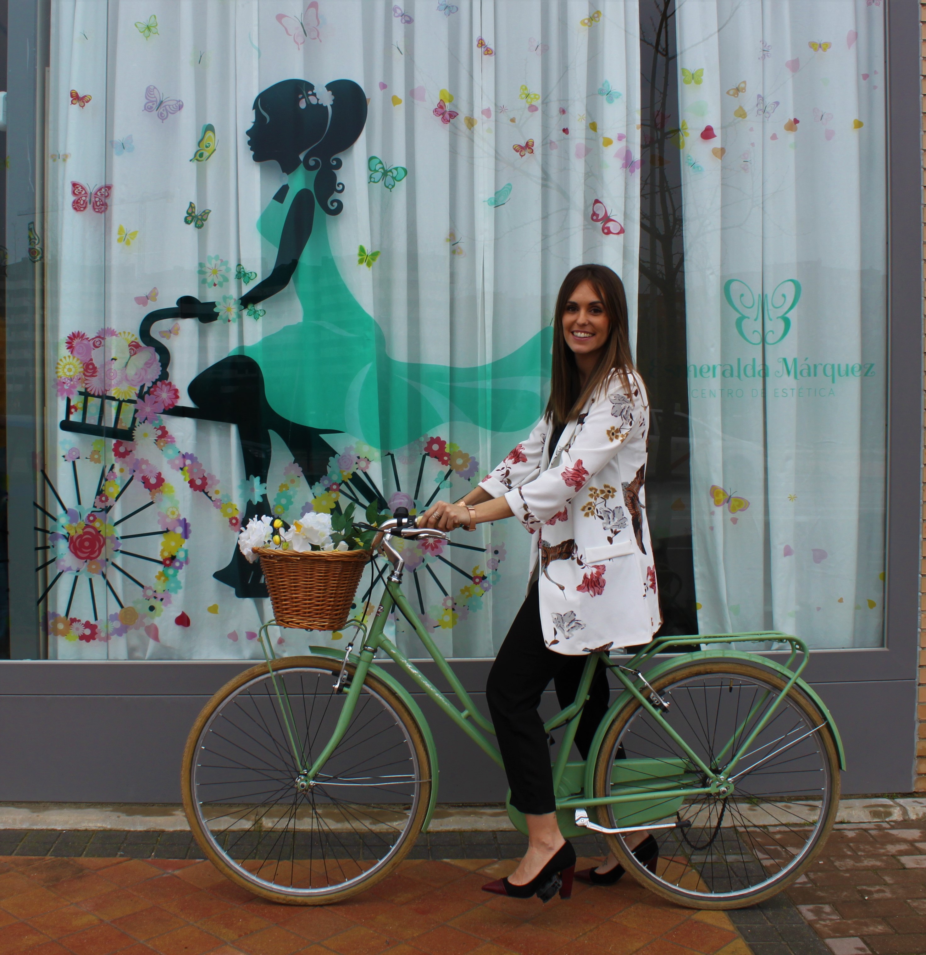 Esmeralda Márquez en el Centro de estética